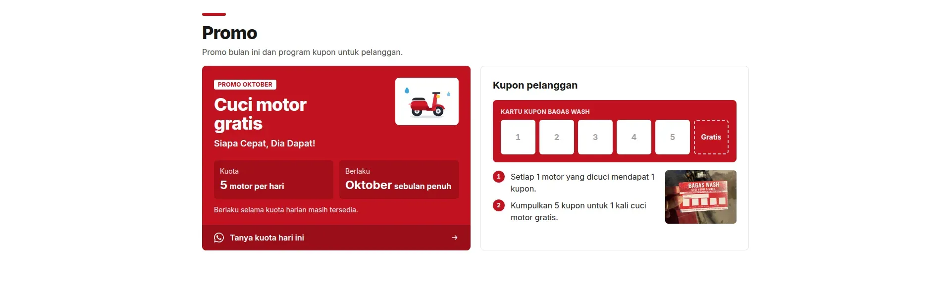 Tampilan website Bagas Wash (4 dari 6)